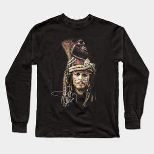 Jack Sparrow Captain Long Sleeve T-Shirt